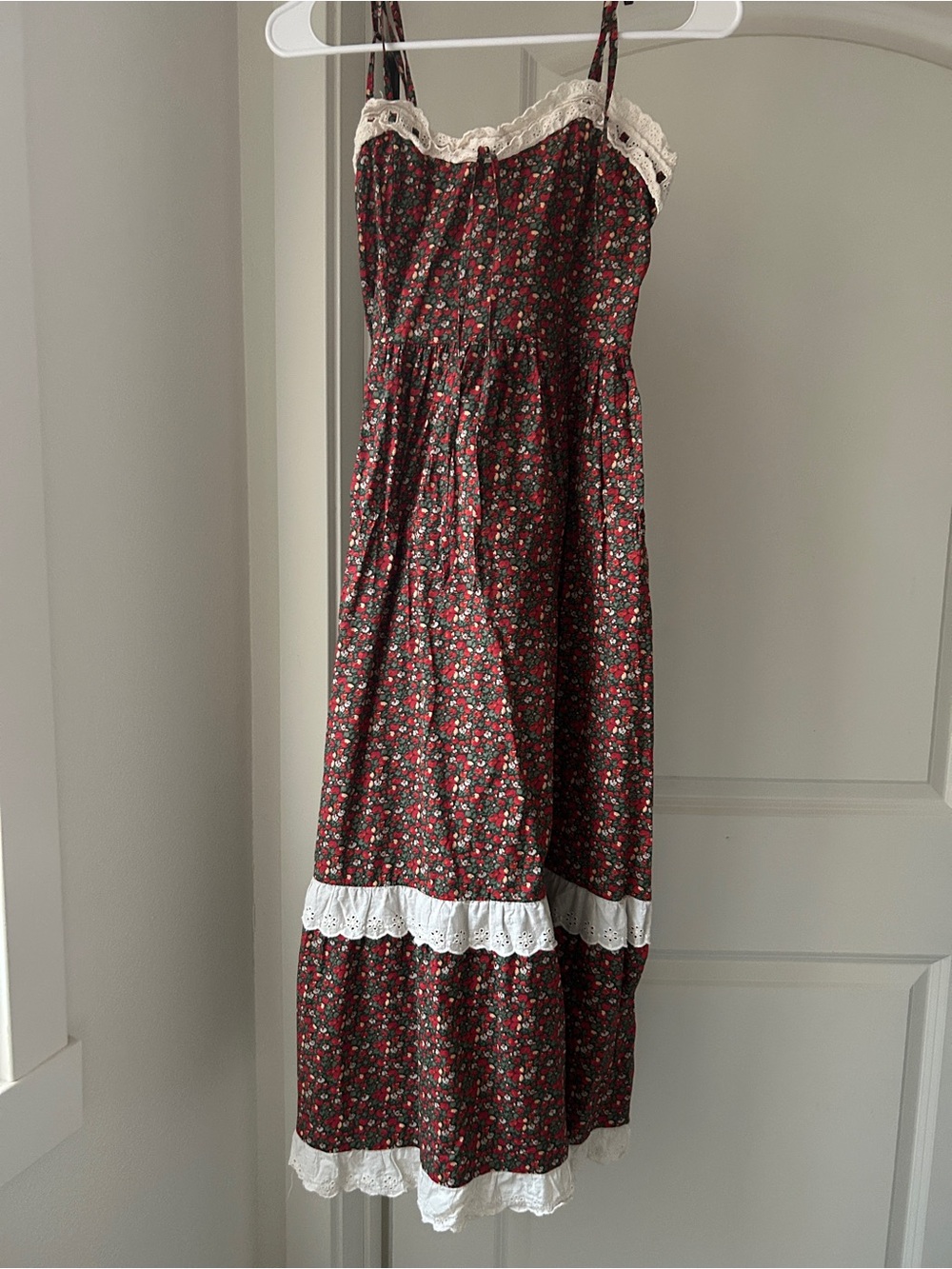 Christy Dawn Emma Dress Evergreen Apple Harvest